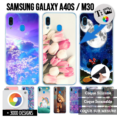 Softcase Samsung Galaxy A40s / Galaxy M30 met foto's baby