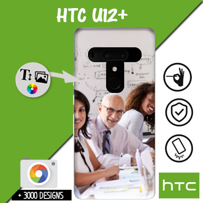 Hoesje HTC U12+ met foto's baby