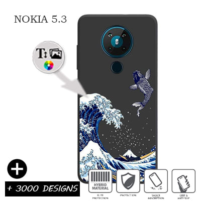 Hoesje Nokia 5.3 met foto's baby