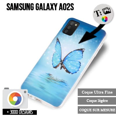 Softcase Samsung Galaxy A02s met foto's baby