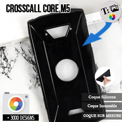 Softcase Crosscall Core M5 met foto's baby