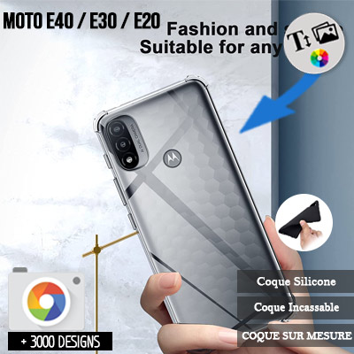 Softcase Motorola Moto E40 / E30 / E20 met foto's baby