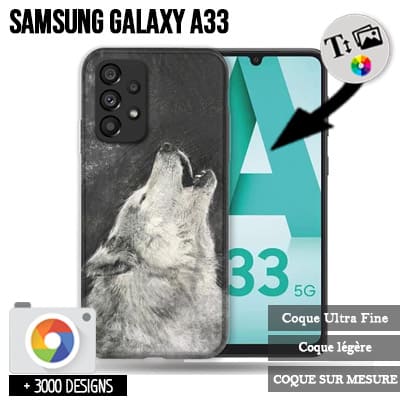 Hoesje Samsung Galaxy A33 met foto's baby