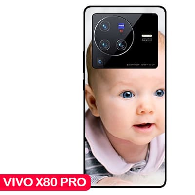 Hoesje Vivo X80 Pro met foto's baby