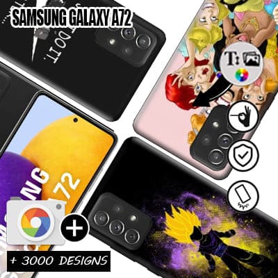 Hoesje Samsung Galaxy A72 met foto's baby