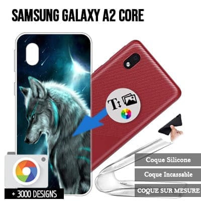Softcase Samsung Galaxy A01 Core / M01 Core met foto's baby