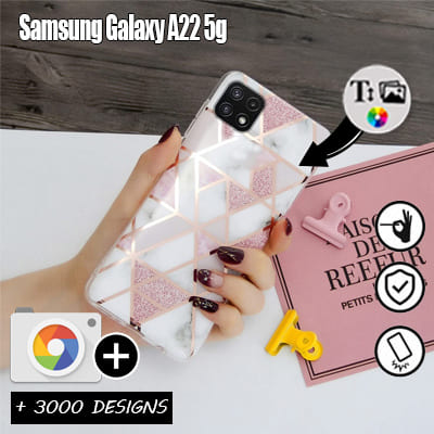Hoesje Samsung galaxy a22 5g met foto's baby