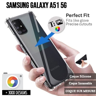 Softcase Samsung Galaxy A51 5G met foto's baby