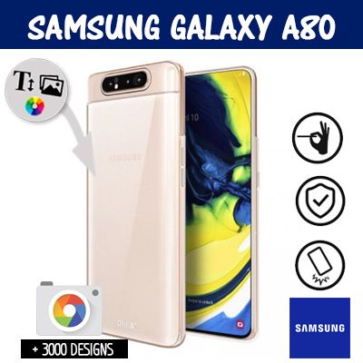 Softcase Samsung Galaxy A80 met foto's baby