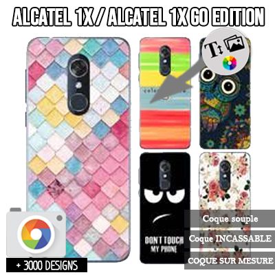 Softcase Alcatel 1X met foto's baby