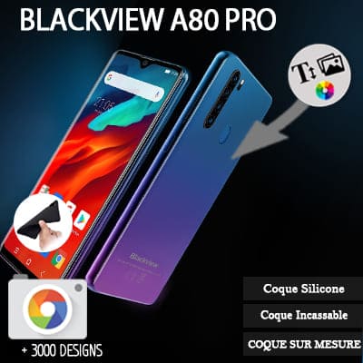 Softcase Blackview A80 Pro met foto's baby