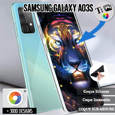 Softcase Samsung Galaxy A03s met foto's baby