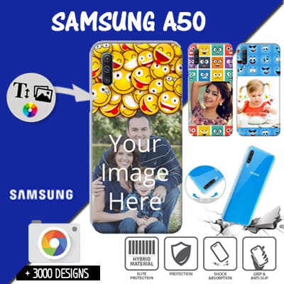 Softcase Samsung Galaxy A50 met foto's baby