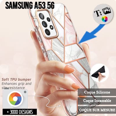 Softcase Samsung galaxy A53 5g met foto's baby