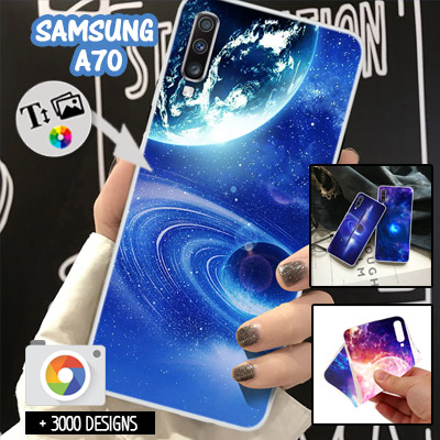 Softcase Samsung Galaxy A70 met foto's baby