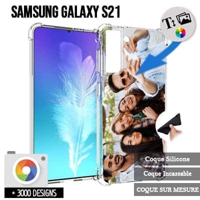 Softcase Samsung Galaxy S21 met foto's baby