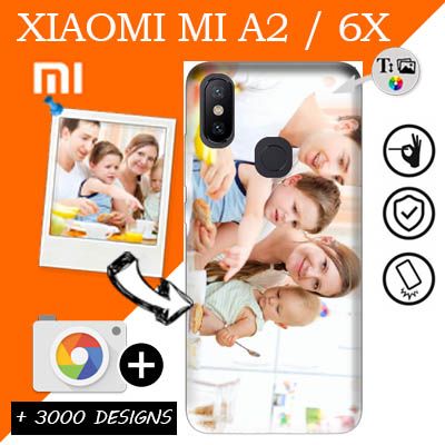 Hoesje Xiaomi Mi A2 / Xiaomi 6x met foto's baby
