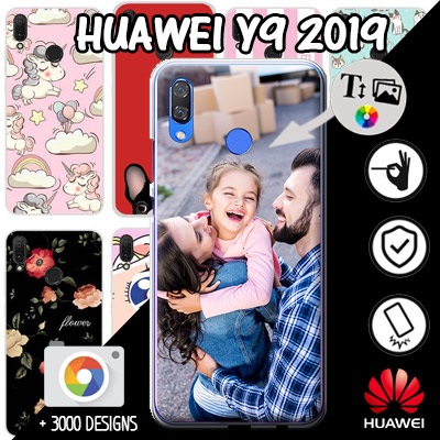 Hoesje Huawei Y9 2019 met foto's baby