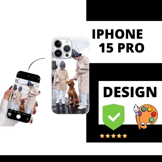 Hoesje Iphone 15 Pro met foto's baby