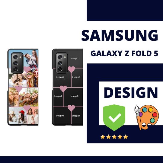 Hoesje Samsung Galaxy Z Fold 5 met foto's baby
