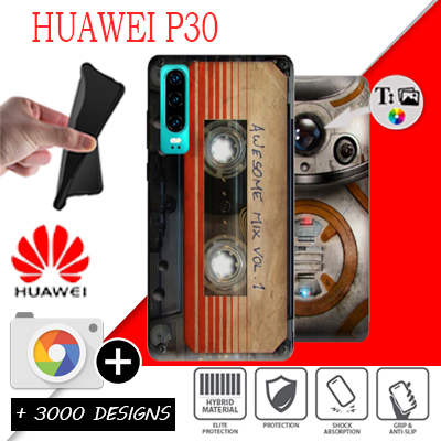 Softcase Huawei P30 met foto's baby