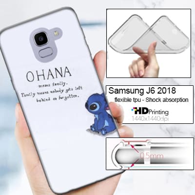 Softcase Samsung Galaxy J6 2018 met foto's baby