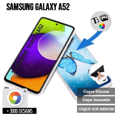 Softcase Samsung Galaxy A52 4G / 5G met foto's baby