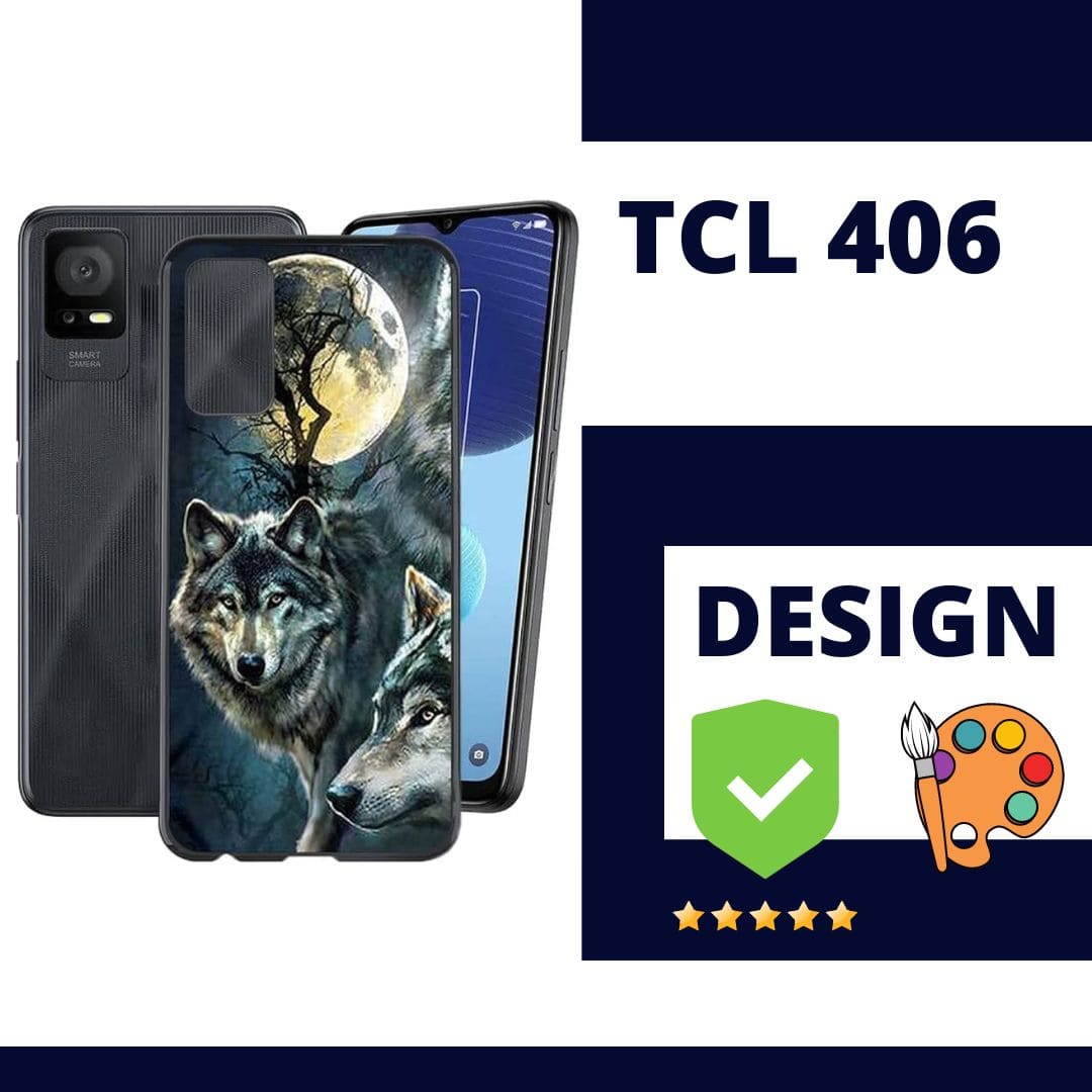 Softcase TCL 406 met foto's baby