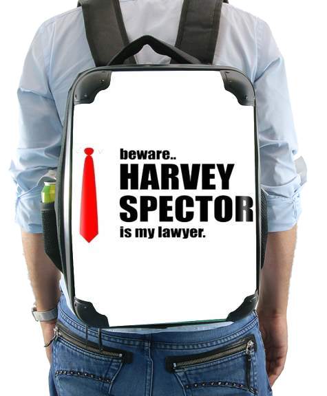  Beware Harvey Spector is my lawyer Suits voor Rugzak