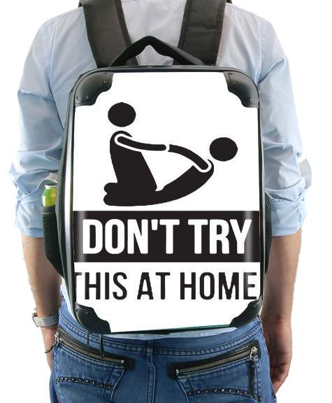 dont try it at home physiotherapist gift massage voor Rugzak
