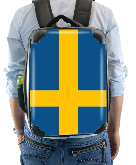  Flag Sweden voor Rugzak