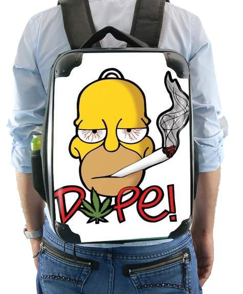  Homer Dope Weed Smoking Cannabis voor Rugzak