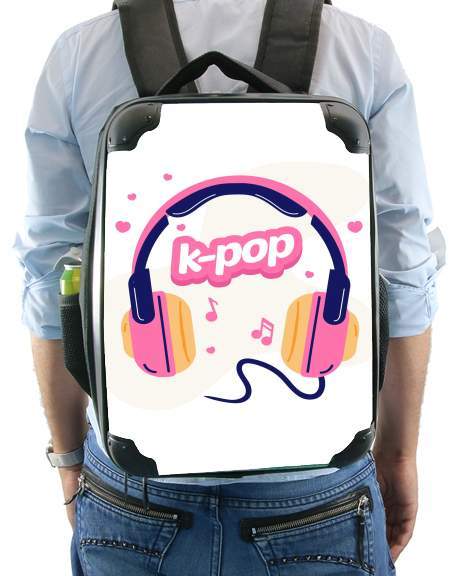  I Love Kpop Headphone voor Rugzak