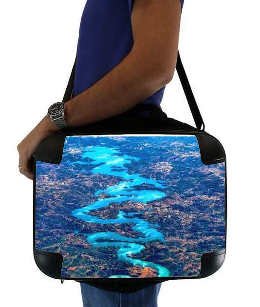  Blue dragon river portugal voor Laptoptas
