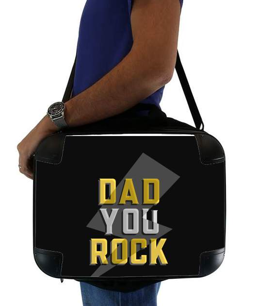  Dad rock You voor Laptoptas