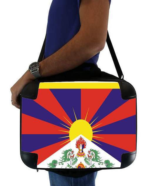  Flag Of Tibet voor Laptoptas