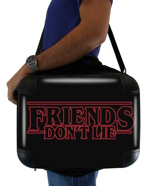  Friends dont lie voor Laptoptas