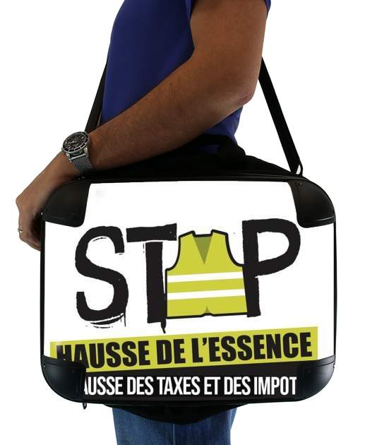  Gilet Jaune Stop aux taxes voor Laptoptas
