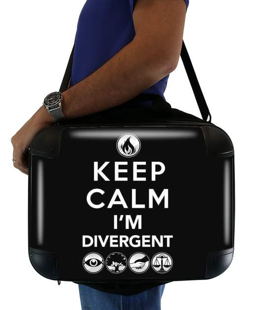  Keep Calm Divergent Faction voor Laptoptas