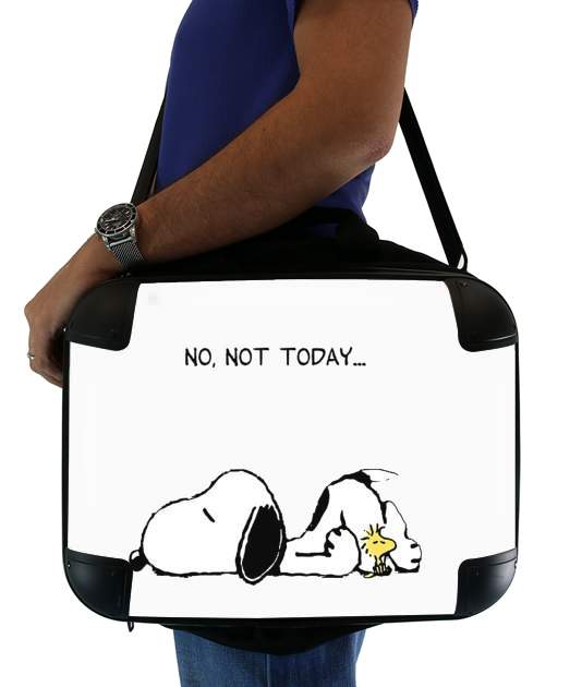  Snoopy No Not Today voor Laptoptas