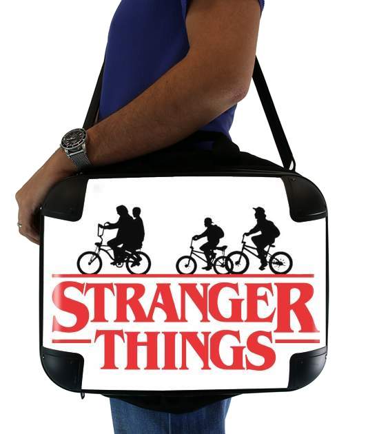  Stranger Things by bike voor Laptoptas