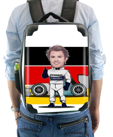  MiniRacers: Nico Rosberg - Mercedes Formula One Team voor Rugzak