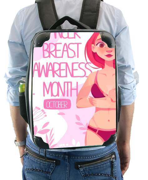 October breast cancer awareness month voor Rugzak