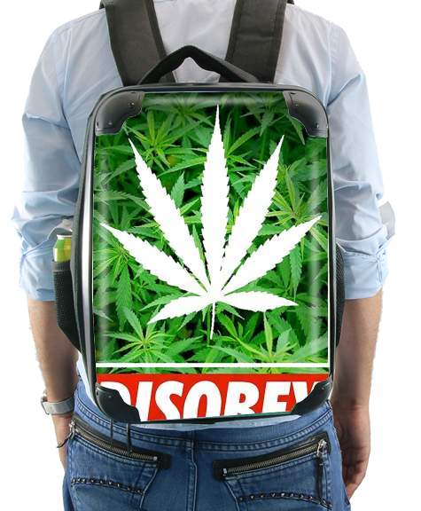  Weed Cannabis Disobey voor Rugzak