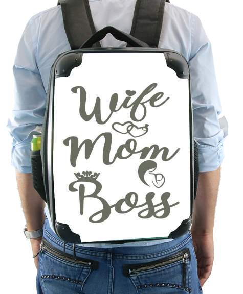  Wife Mom Boss voor Rugzak