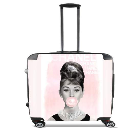  Audrey Hepburn bubblegum voor Pilotenkoffer