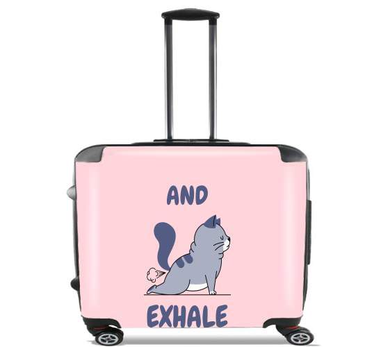  Cat Yoga Exhale voor Pilotenkoffer