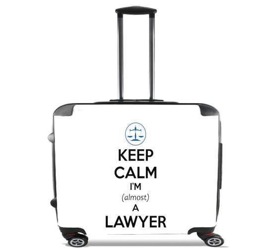  Keep calm i am almost a lawyer voor Pilotenkoffer