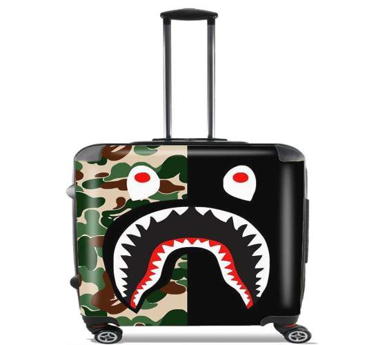  Shark Bape Camo Military Bicolor voor Pilotenkoffer