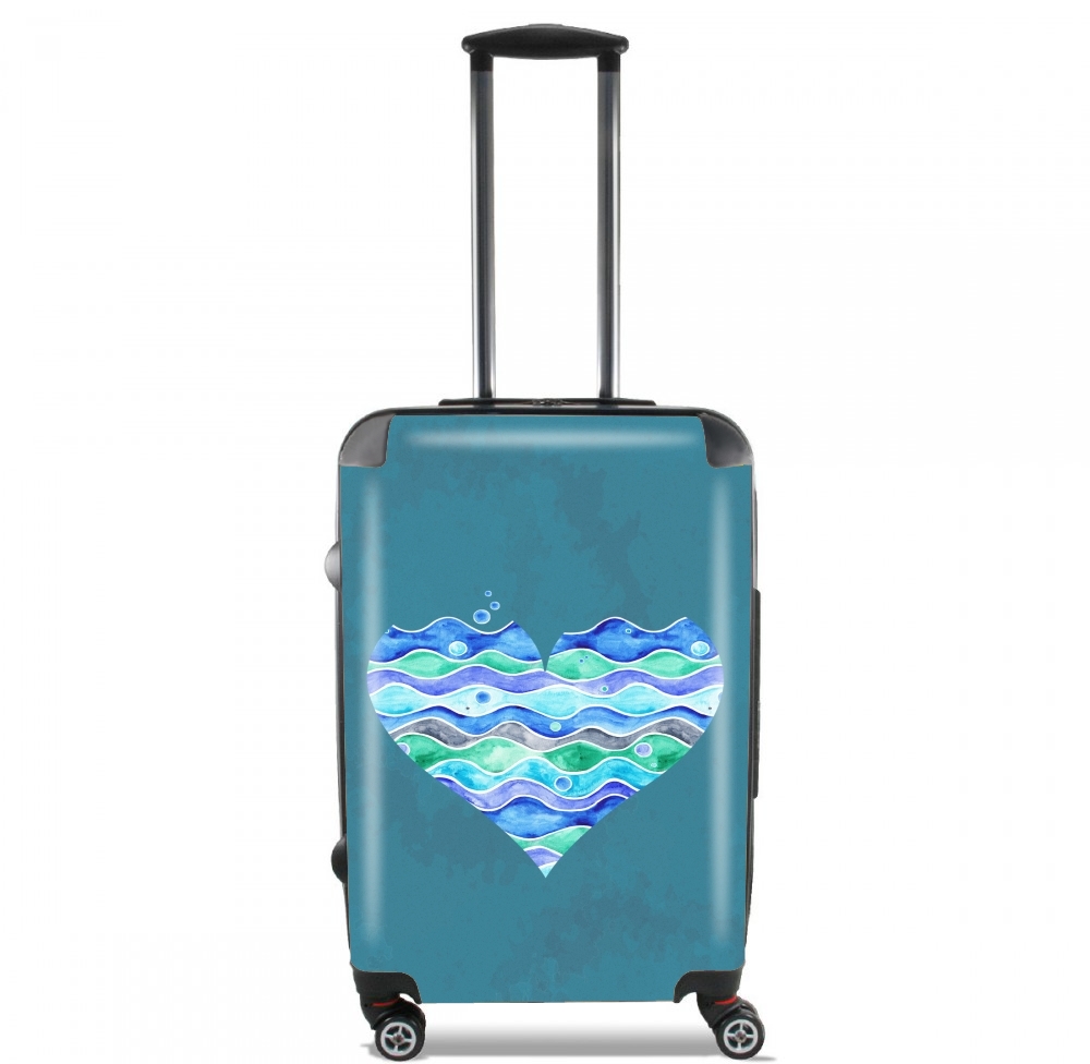  A Sea of Love (blue) voor Handbagage koffers